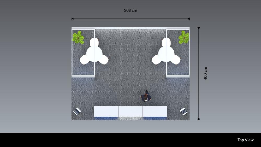 Messewand Stecksystem Mannheim 508 x 400 cm | werkzeugfrei, LED Spots & Hinterleuchtung für Messeauftritt - Bild 8