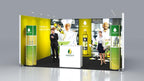 Messewand Stecksystem Heilbronn 518 x 426 cm | werkzeugfrei, LED Spots & Hinterleuchtung für professionelle Messeauftritt - Bild 4