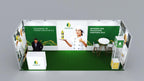 Messewand Stecksystem Bremen 616 x 204 cm | werkzeugfrei, LED Spots & Hinterleuchtung für Messeauftritt - Bild 5