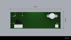 Messewand Stecksystem Bremen 616 x 204 cm | werkzeugfrei, LED Spots & Hinterleuchtung für Messeauftritt - Bild 8