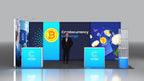 Messewand Stecksystem Friedrichshafen 614 x 314 cm | werkzeugfrei, LED Spots & Hinterleuchtung, ideal für Messeauftritt - Bild 3