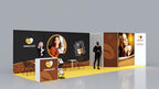 Messewand Stecksystem Karlsruhe 904 x 312 cm | nachhaltig, werkzeugfrei, LED Spots & Hinterleuchtung, ideal für Messeauftritt - Bild 2