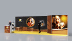 Messewand Stecksystem Karlsruhe 904 x 312 cm | nachhaltig, werkzeugfrei, LED Spots & Hinterleuchtung, ideal für Messeauftritt - Bild 4