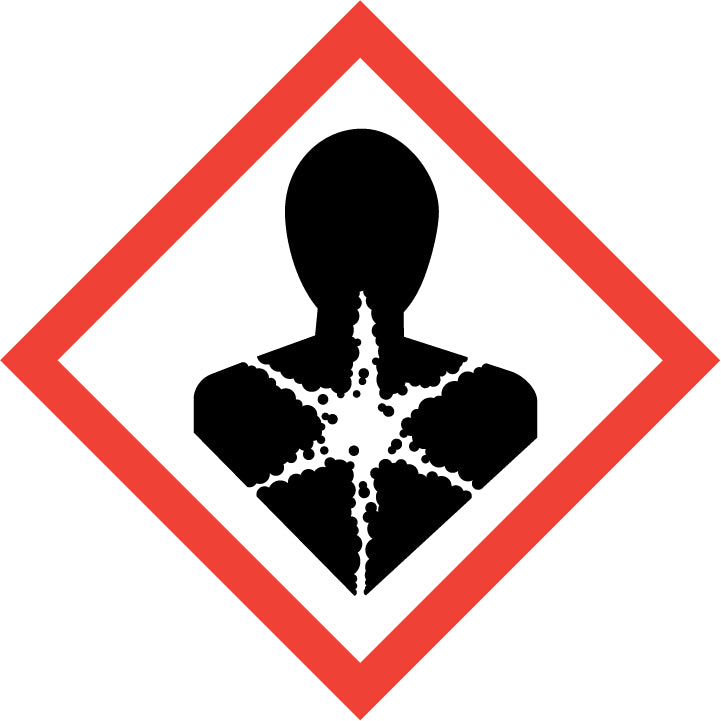 Gefahrstoffsymbol GHS 08 "Gesundheitsgefahr" | Benzol, Methanol | CLP Gefahrgut Kennzeichnung